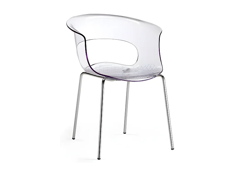 Chaise design - MISS B ANTICHOCK 4 legs - deco