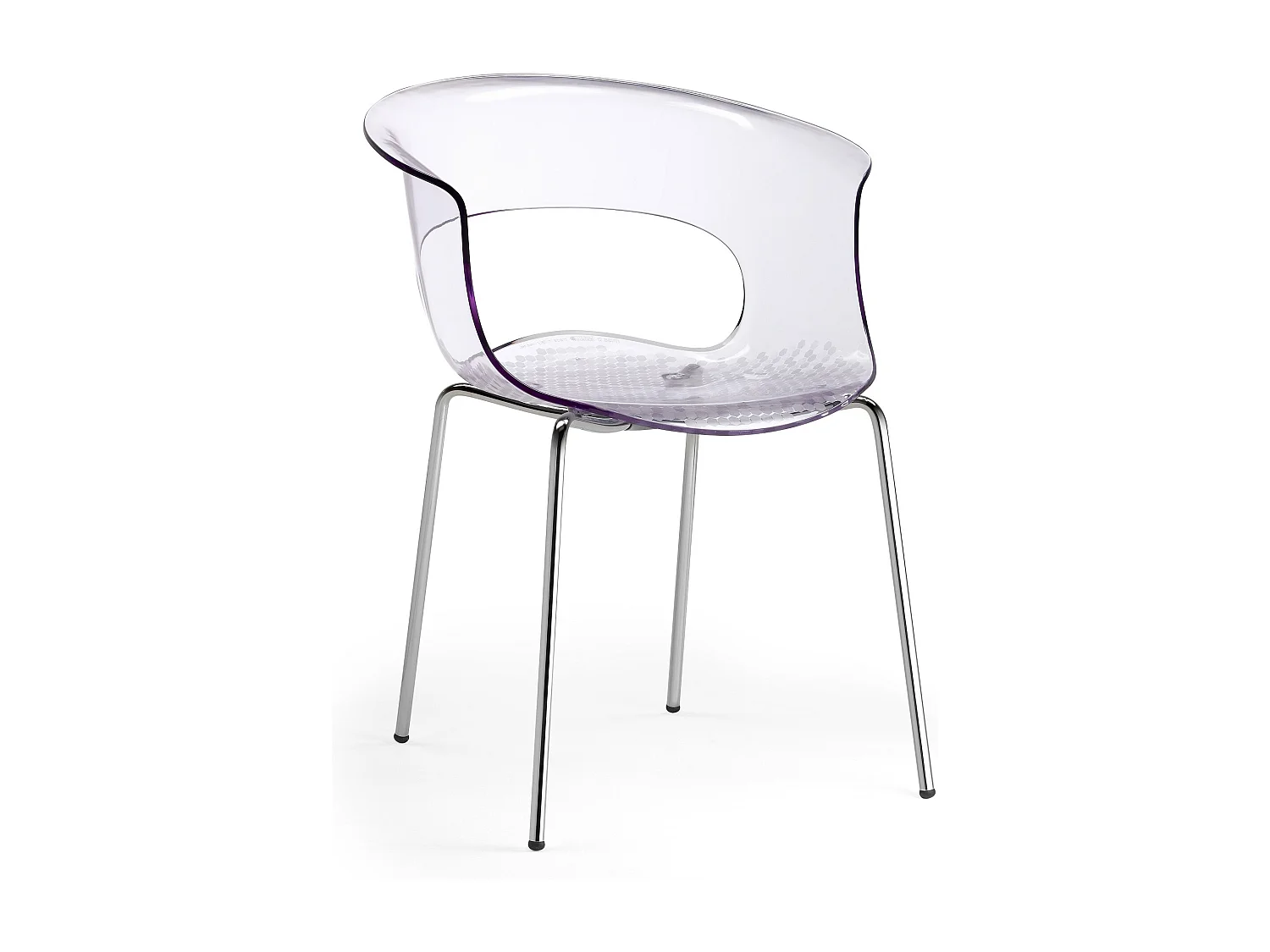 Chaise design - MISS B pieds métal