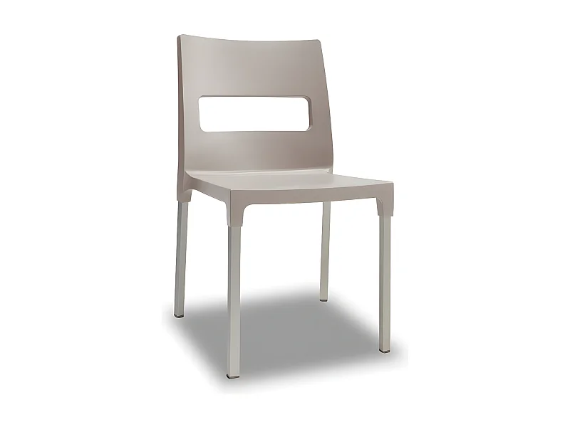 4 Chaises design de jardin - MAXI DIVA - Lot de 4 - deco