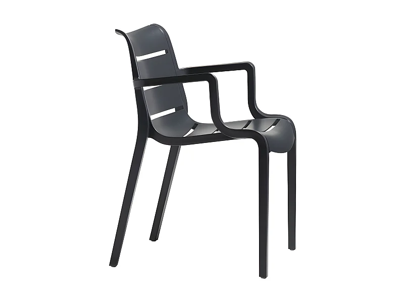 4 Chaises design de jardin - SUNSET - Lot de 4 - deco