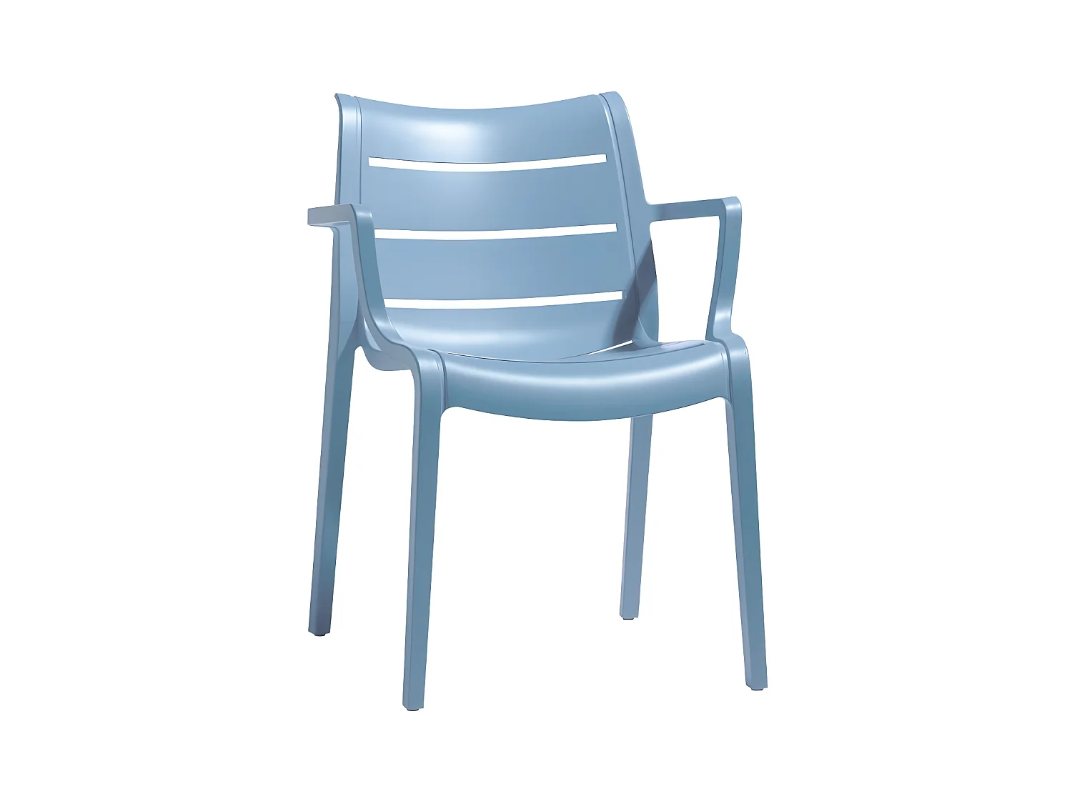 4 Chaises design de jardin - SUNSET - Lot de 4 - deco