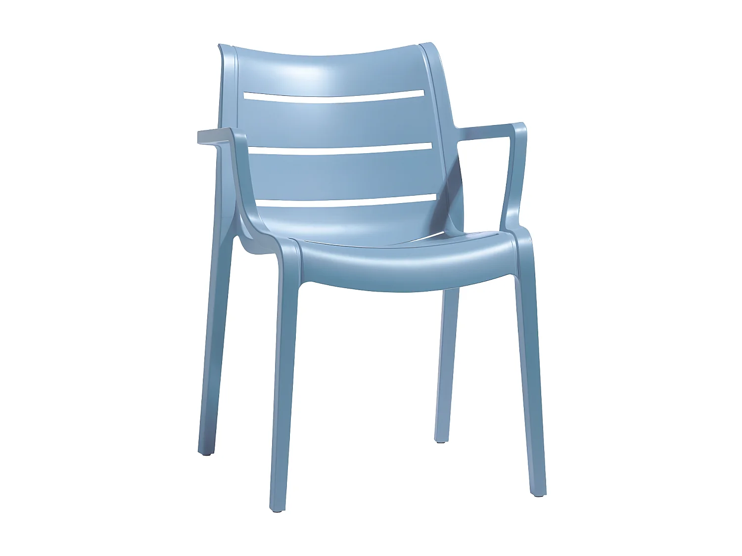 4 Chaises design de jardin - SUNSET - Lot de 4 - deco