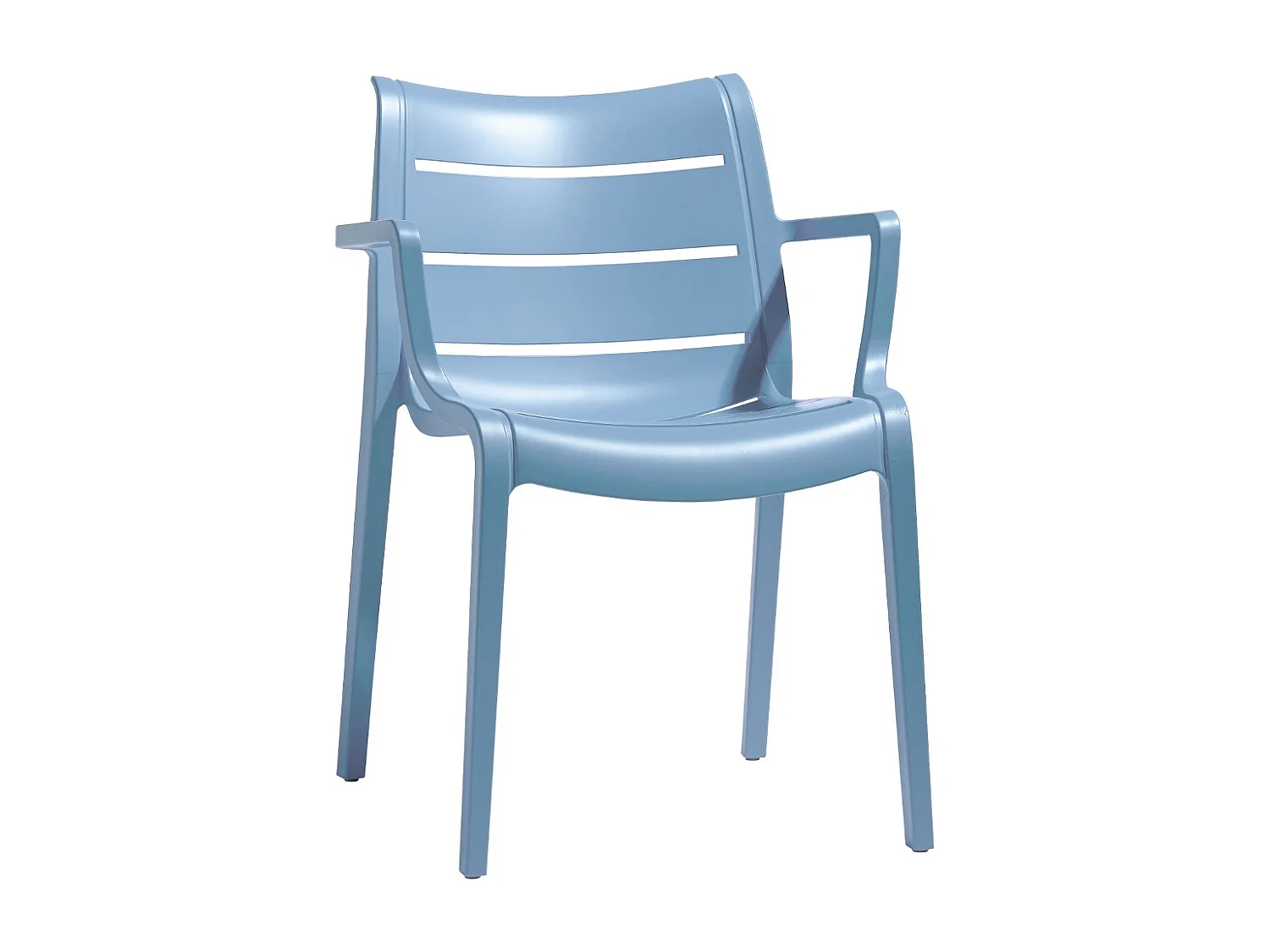 4 Chaises design de jardin - SUNSET - Lot de 4 - deco