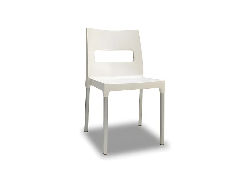 4 Chaises design de jardin - MAXI DIVA - Lot de 4 - deco