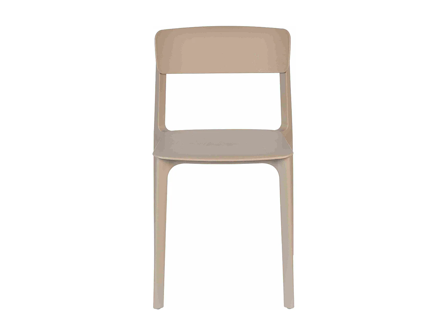 Lot de 4 chaises en polypropylène Clive