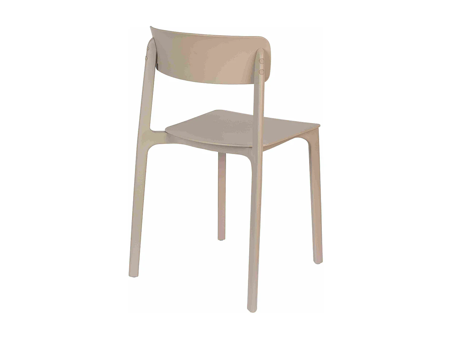 Lot de 4 chaises en polypropylène Clive
