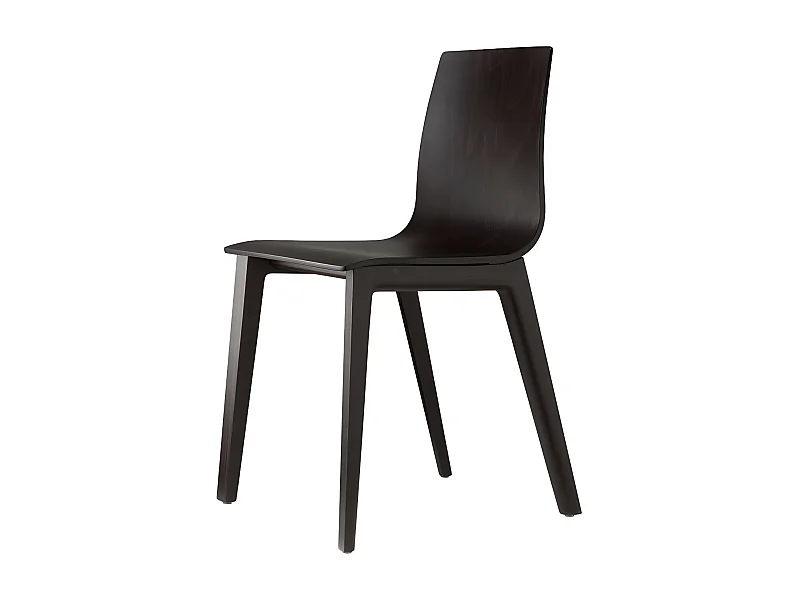 Chaise déco Smilla, Bois, Marron