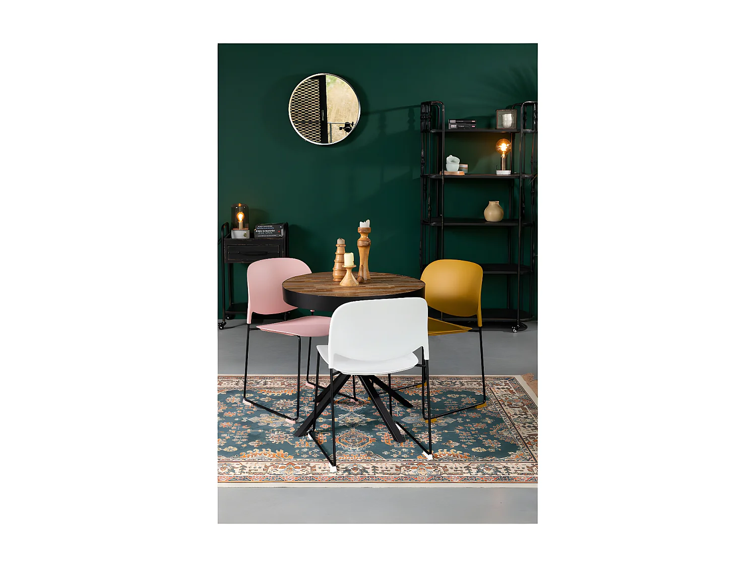 lot de 4 chaises stacks - Boite à design