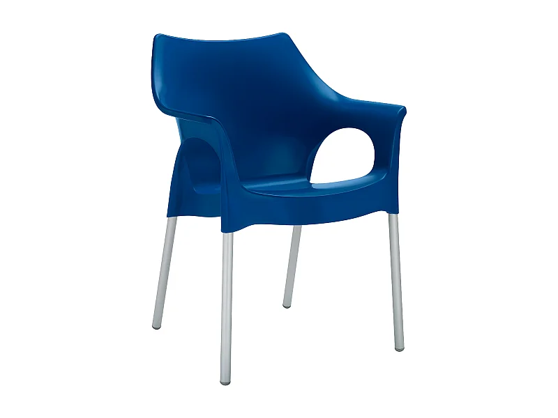 4 Chaises design de jardin - OLA - Lot de 4 - deco