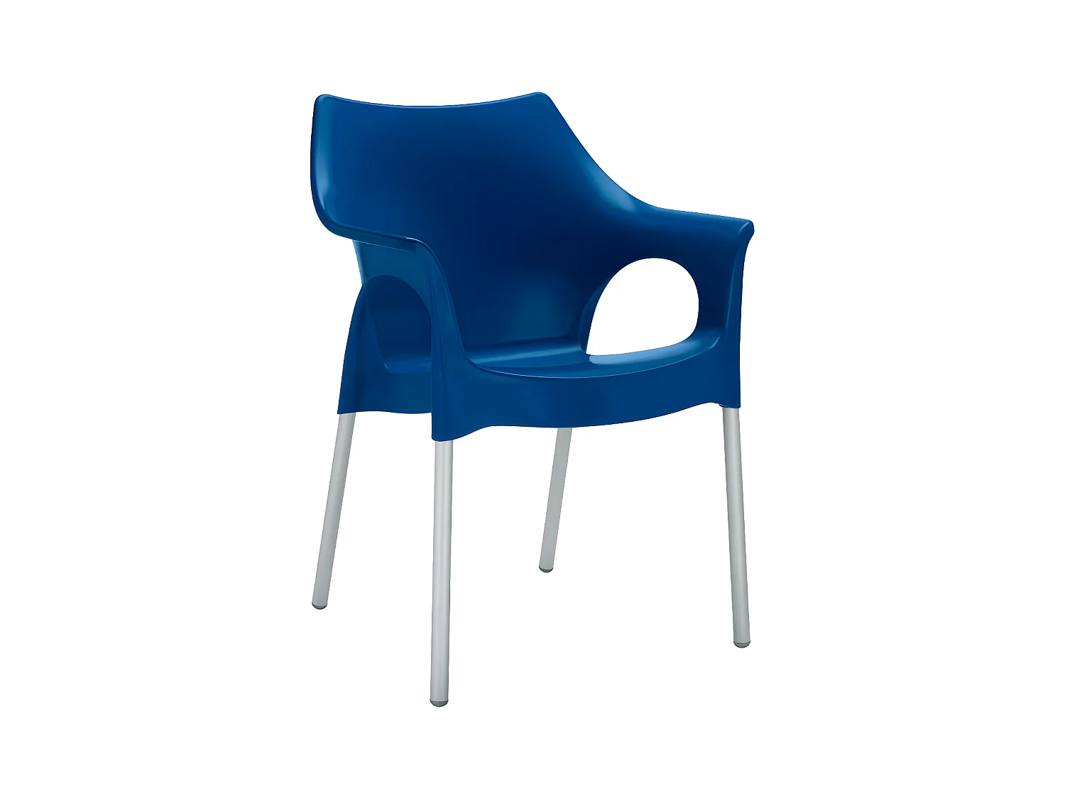 4 Chaises design de jardin - OLA - Lot de 4 - deco