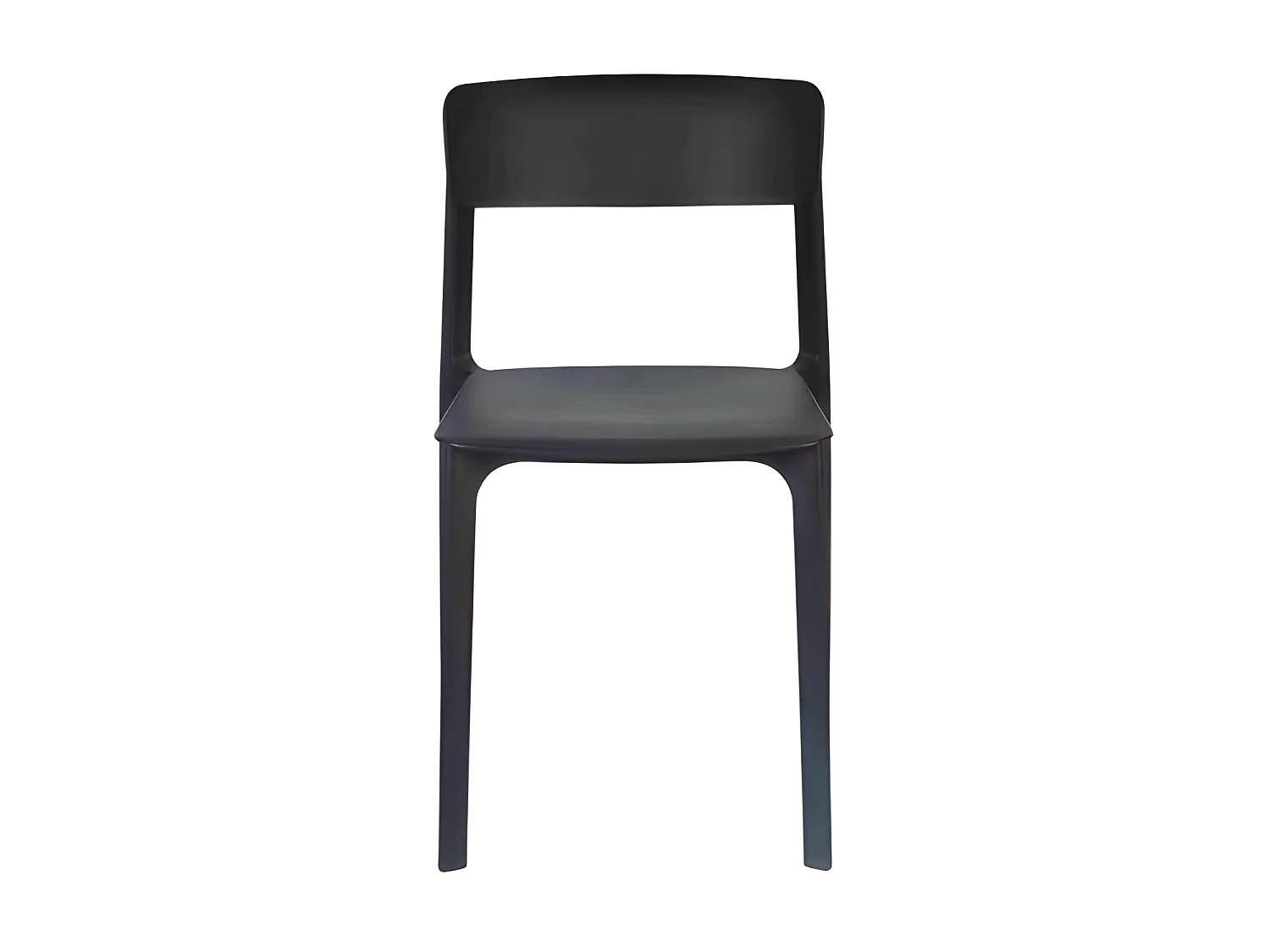 Lot de 4 chaises en polypropylène Clive