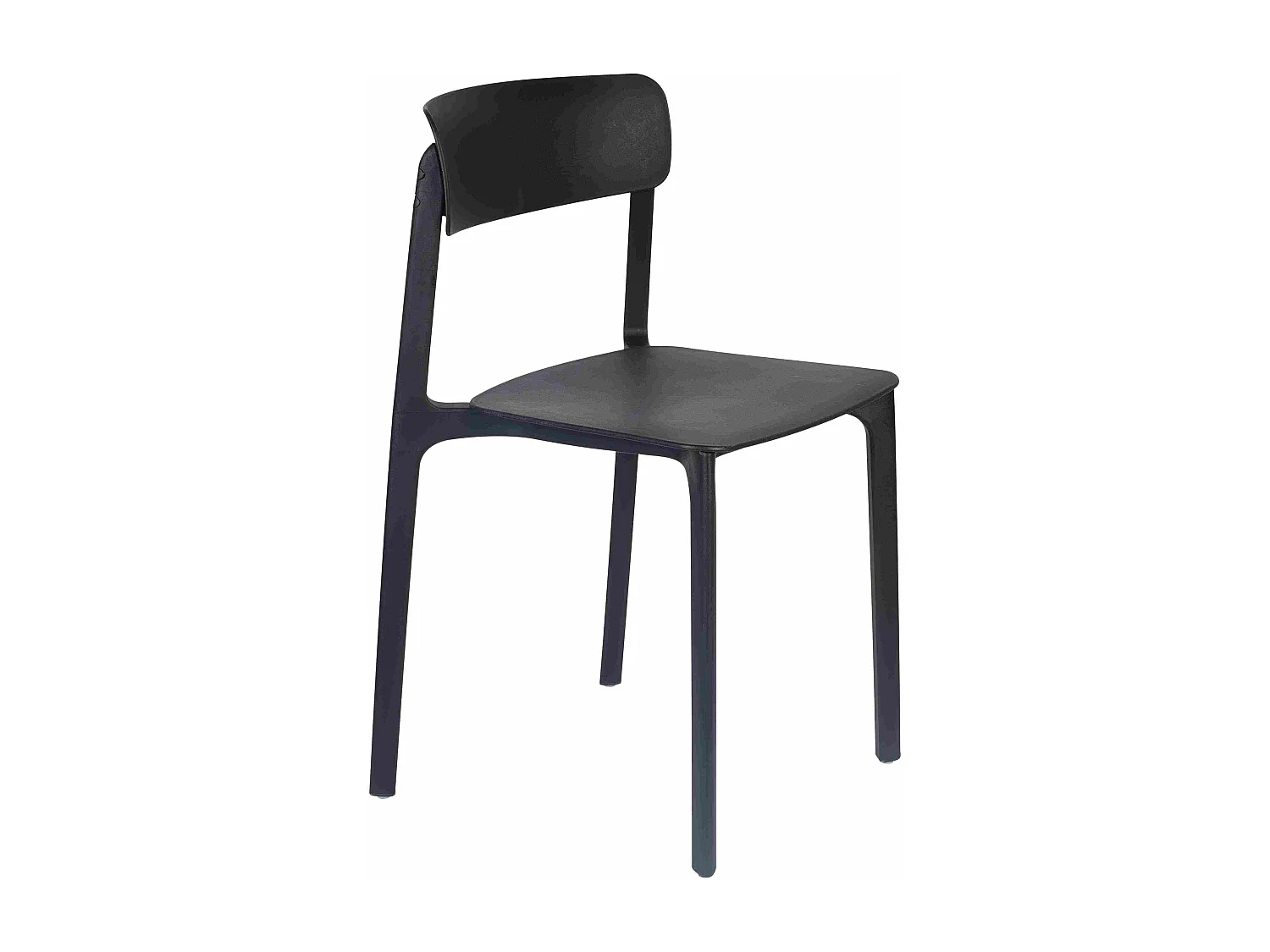 Lot de 4 chaises en polypropylène Clive