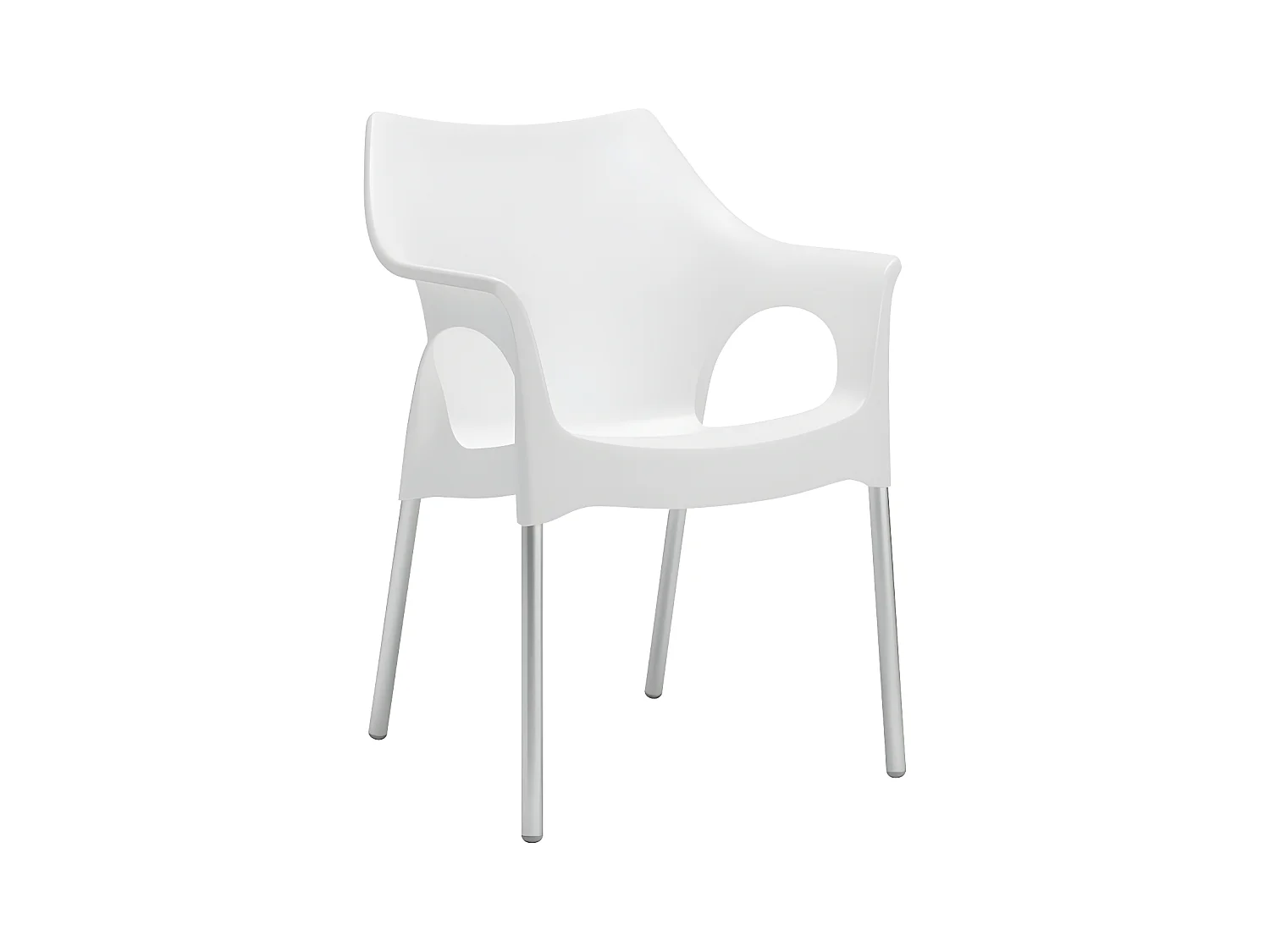 4 Chaises design de jardin - OLA - Lot de 4 - deco