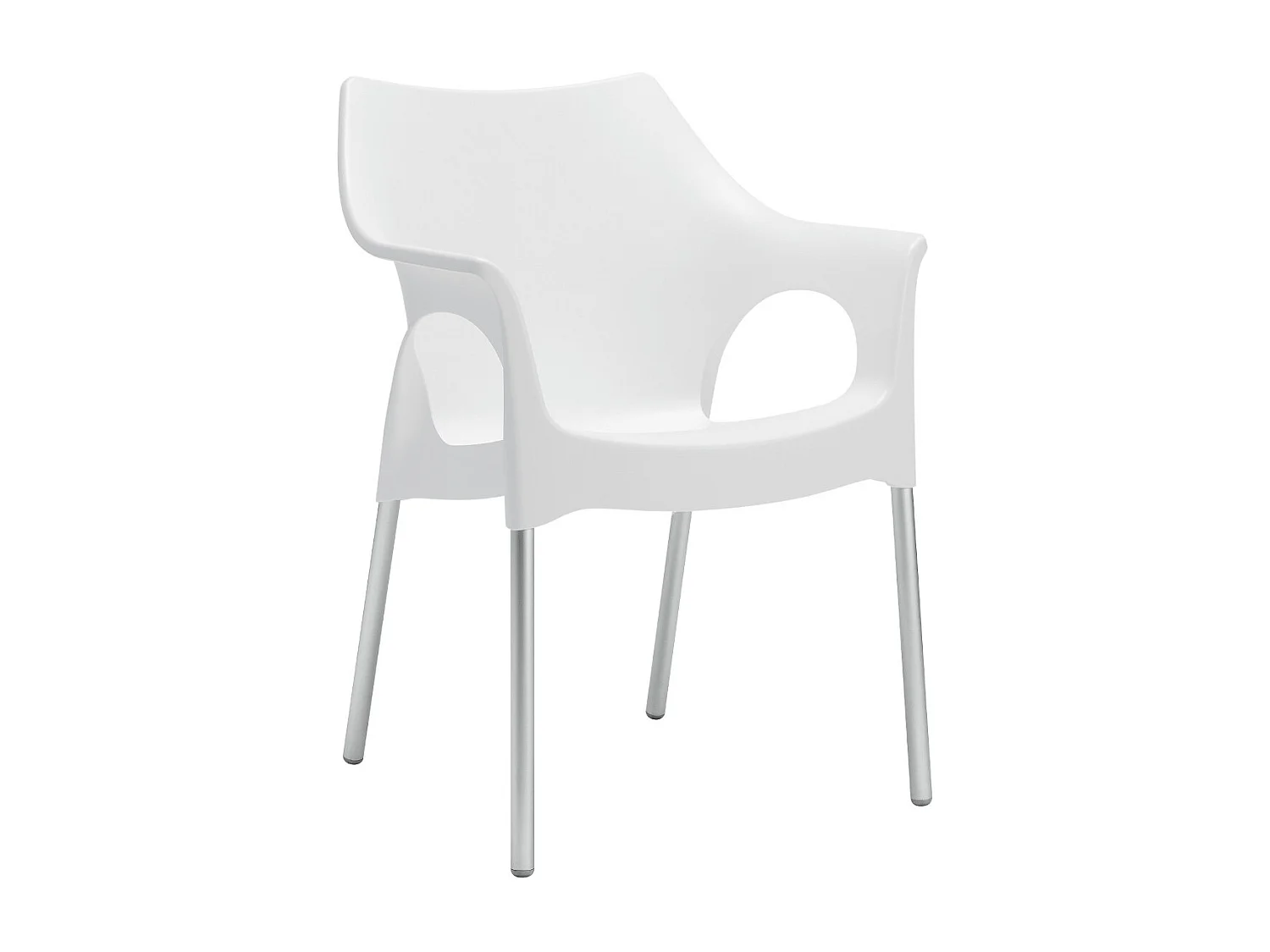 4 Chaises design de jardin - OLA - Lot de 4 - deco