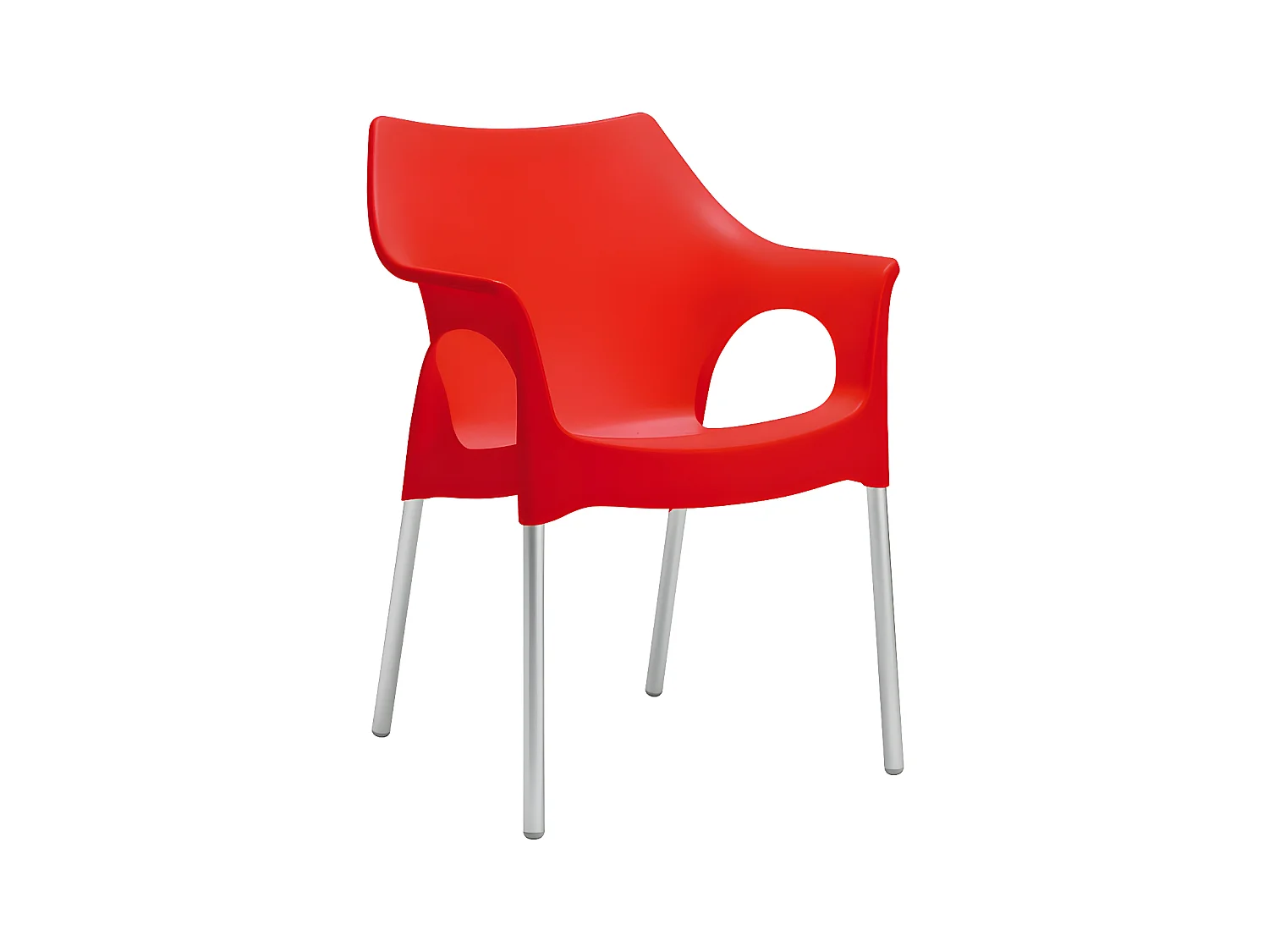 4 Chaises design de jardin - OLA - Lot de 4 - deco