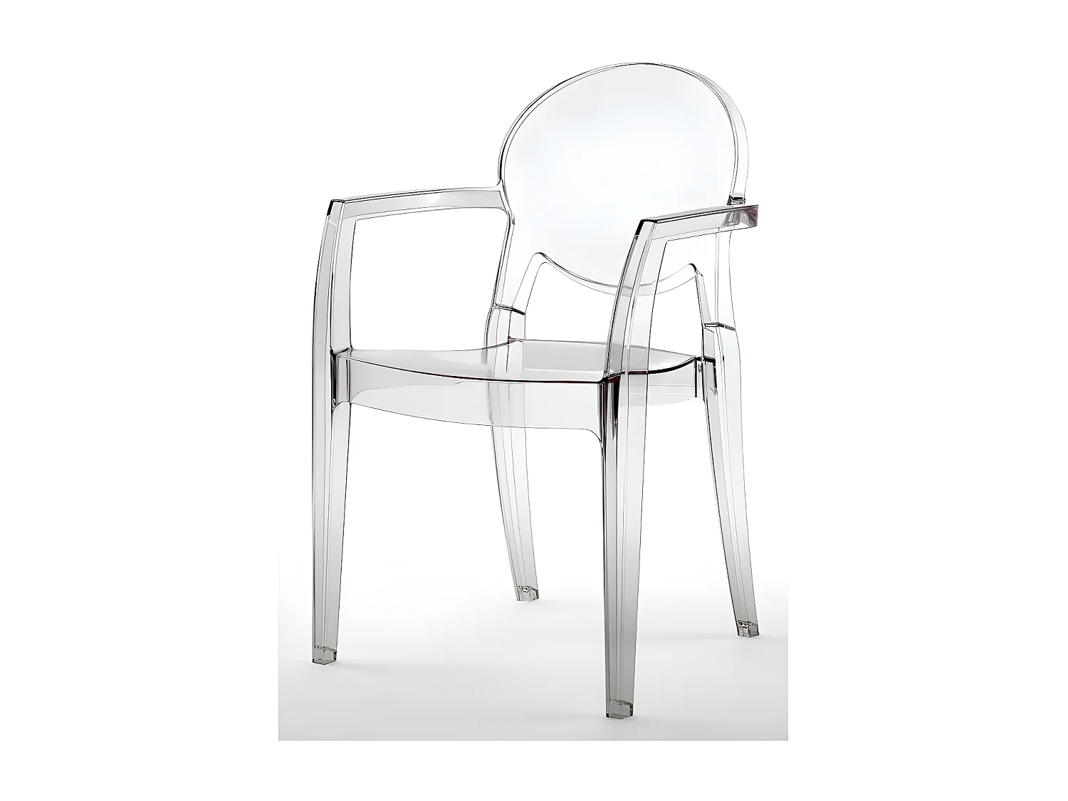 Chaise glossy design avec accoudoirs - IGLOO