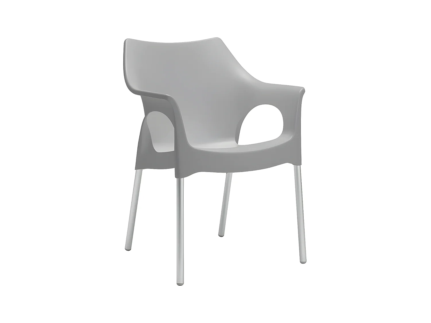 4 Chaises design de jardin - OLA - Lot de 4 - deco