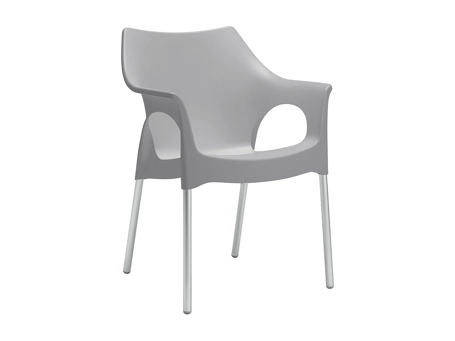 4 Chaises design de jardin - OLA - Lot de 4 - deco