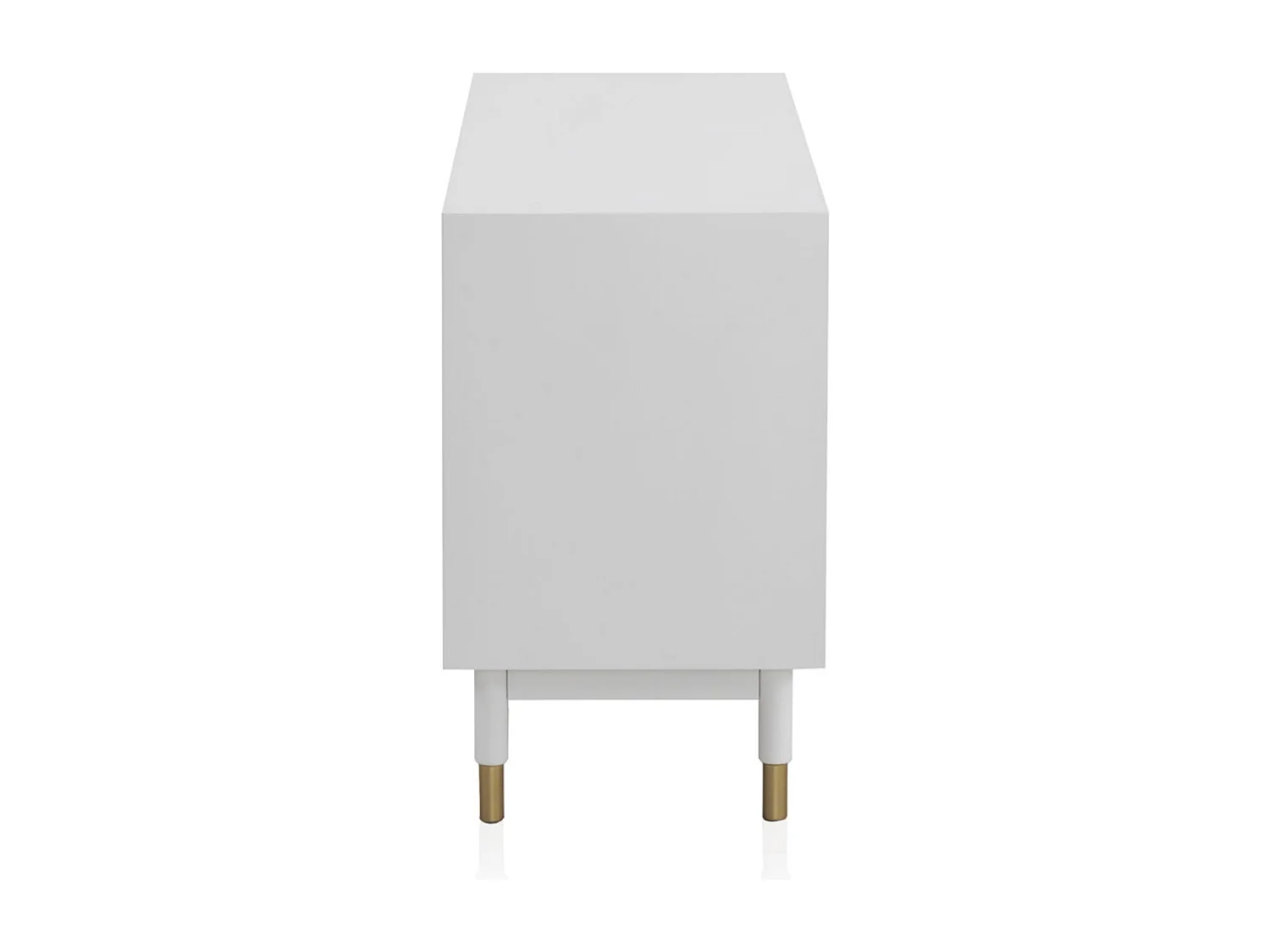 Credenza a 3 ante laccata in bianco