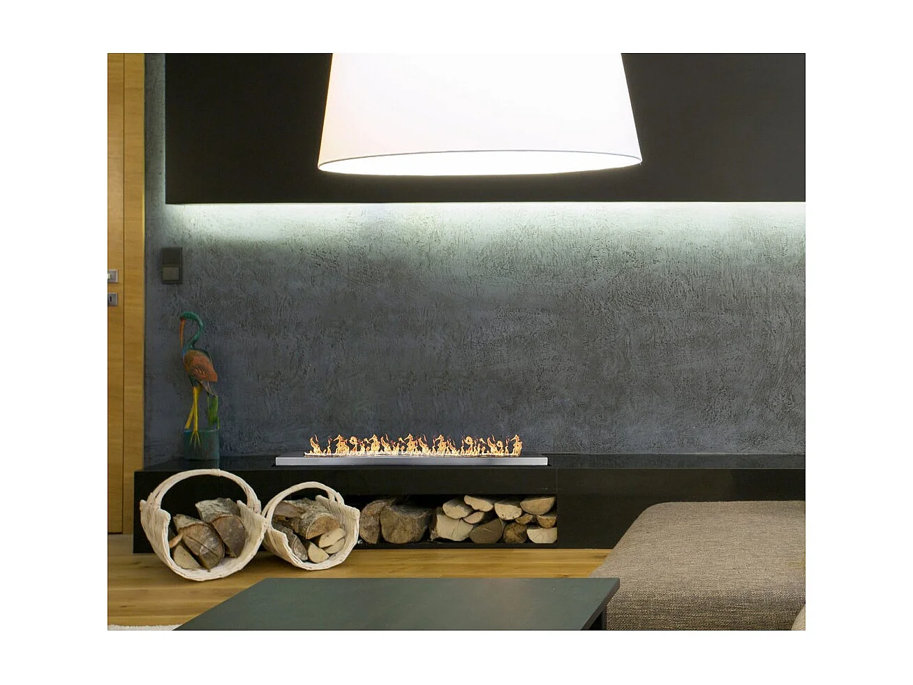 Brûleur de cheminée au bioéthanol 1,7 l L 90xP 11xH 5,3