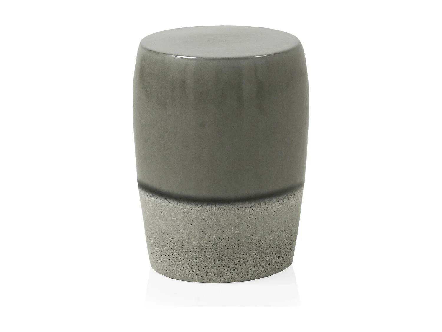 Taburete cerámico color topo