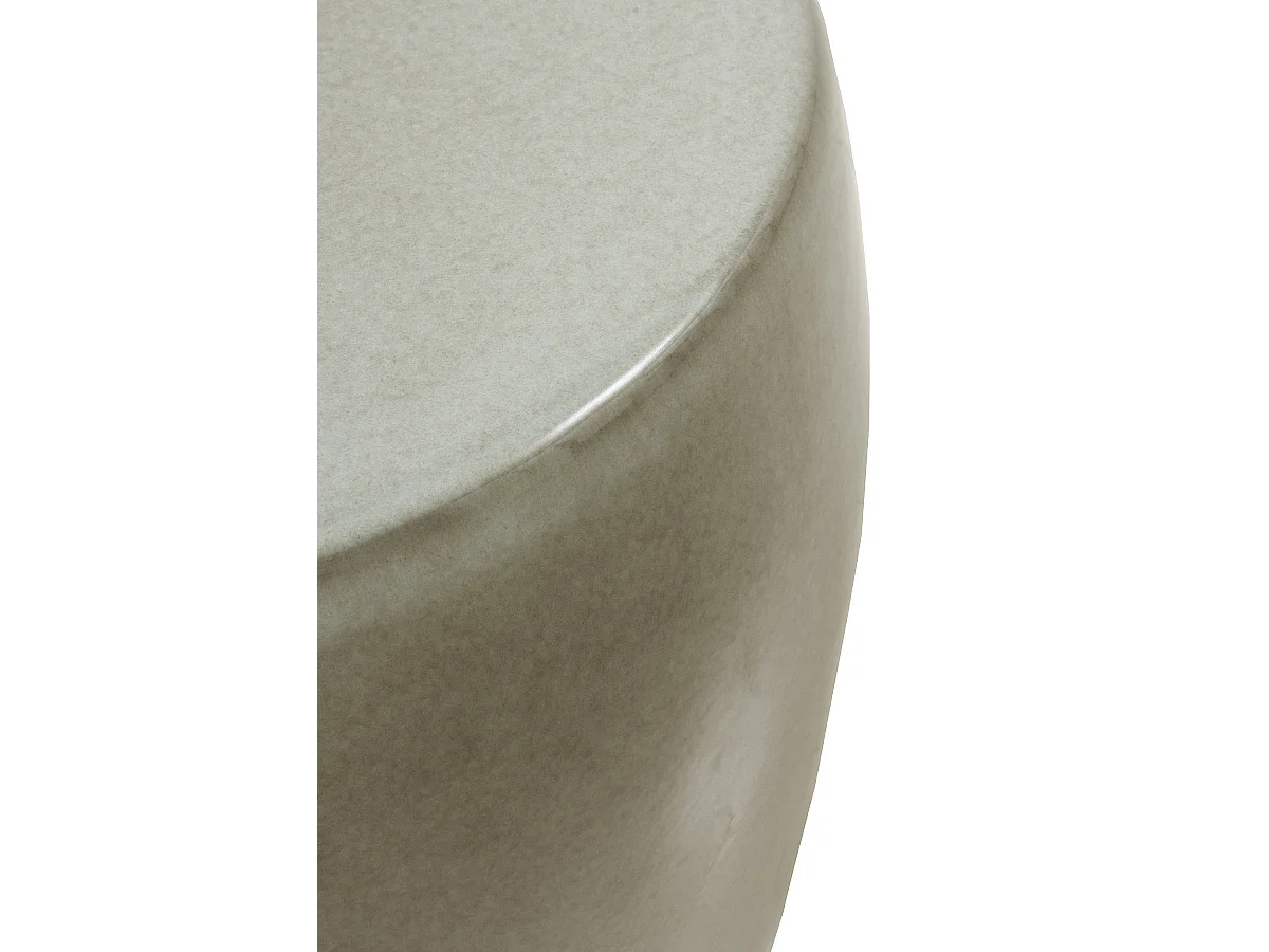 Taburete cerámico color topo