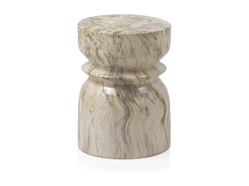 Keramikhocker Farbe braun