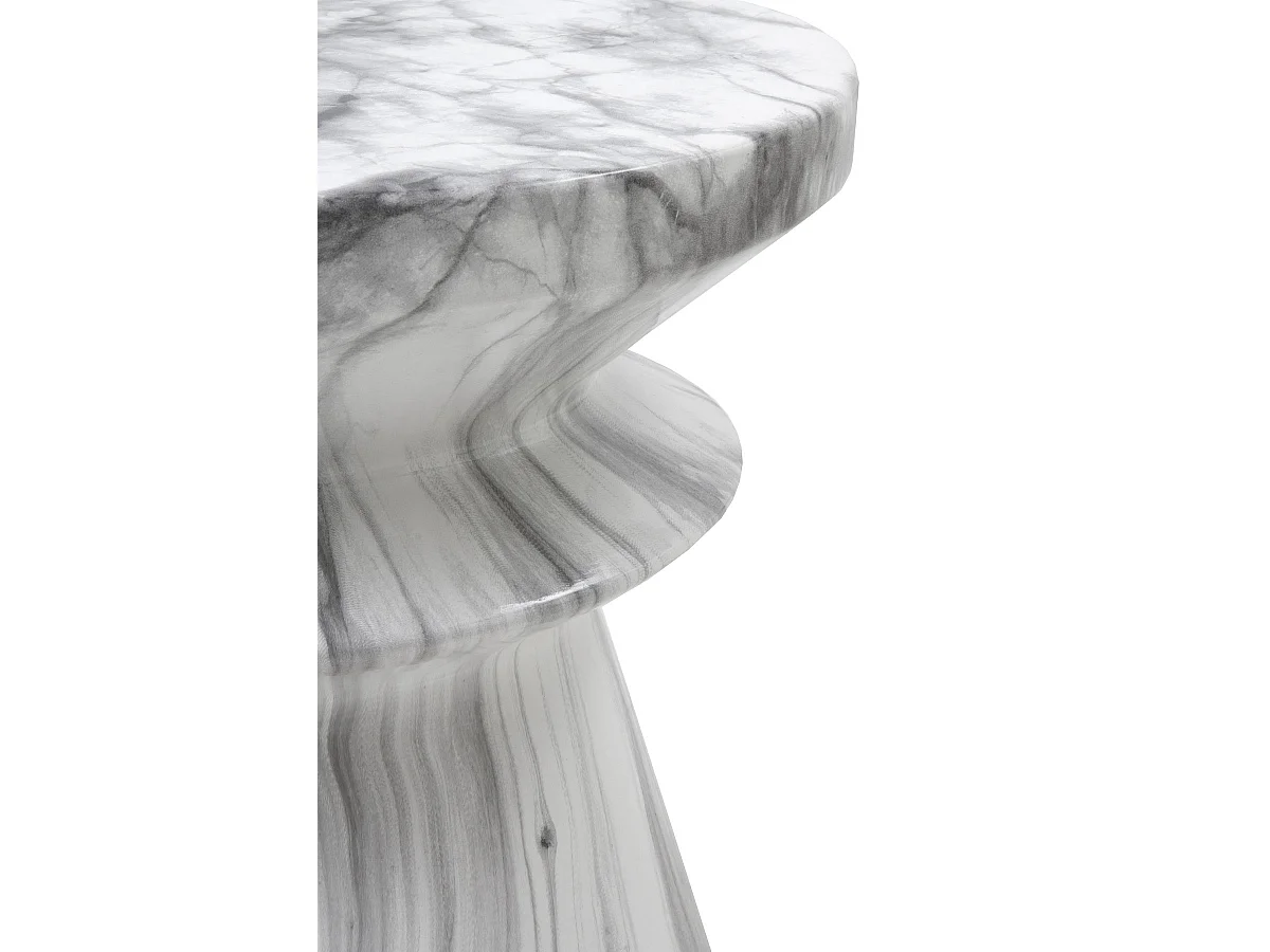 Tabouret en céramique gris