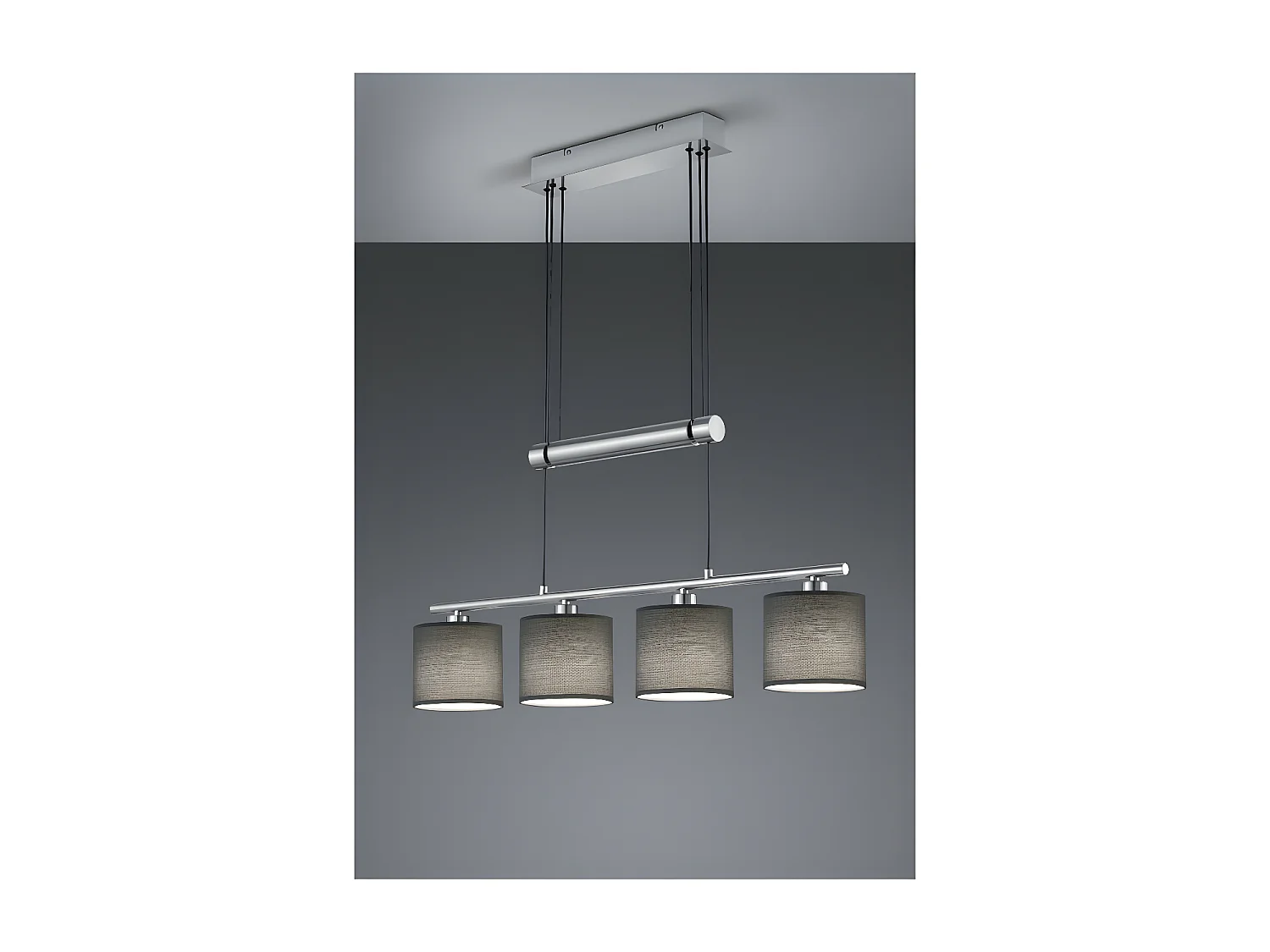 Suspension quatre abats-jour Garda de Trio