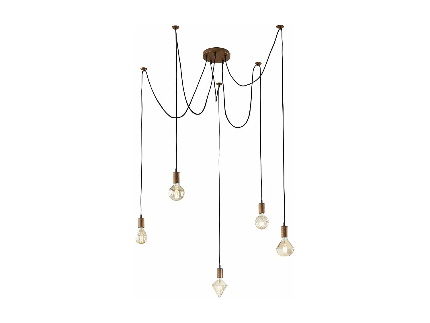 Suspension 5 fils Corde pendant