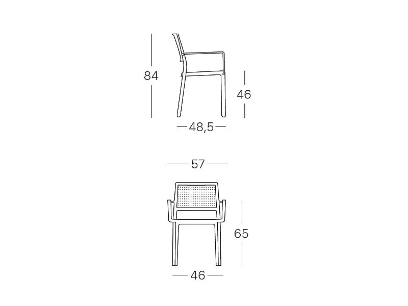 2 fauteuils design EMI pour intérieur ou extérieur - Scab