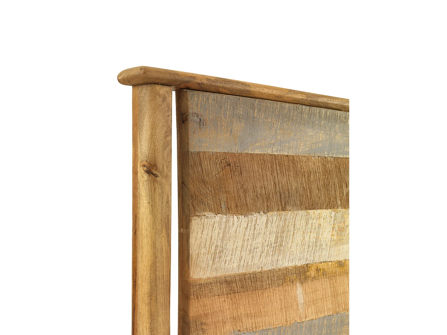 Kopf aus massivem Mangoholz, 110 x 120 cm