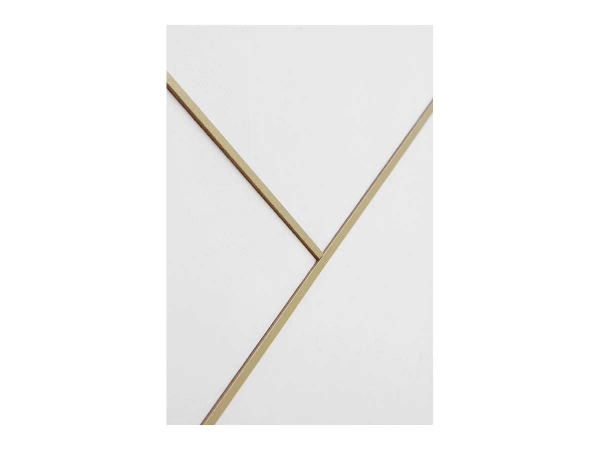 Weiß lackiertes Kopfteil 110x60 cm