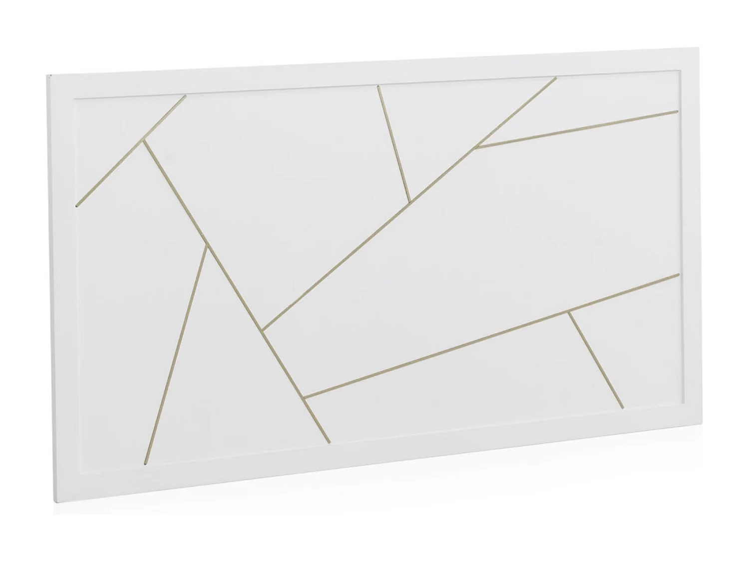 Cabeceira de cama lacada branca 110x60 cm