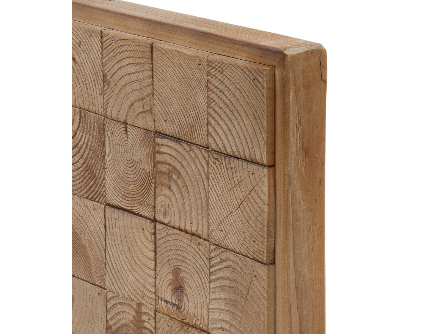 Tête de lit plaquée en bois de sapin 110x60 cm