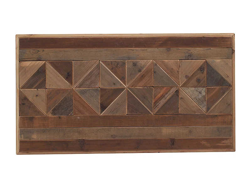 Cabezal de madera de fresno reciclada 165x60 cm