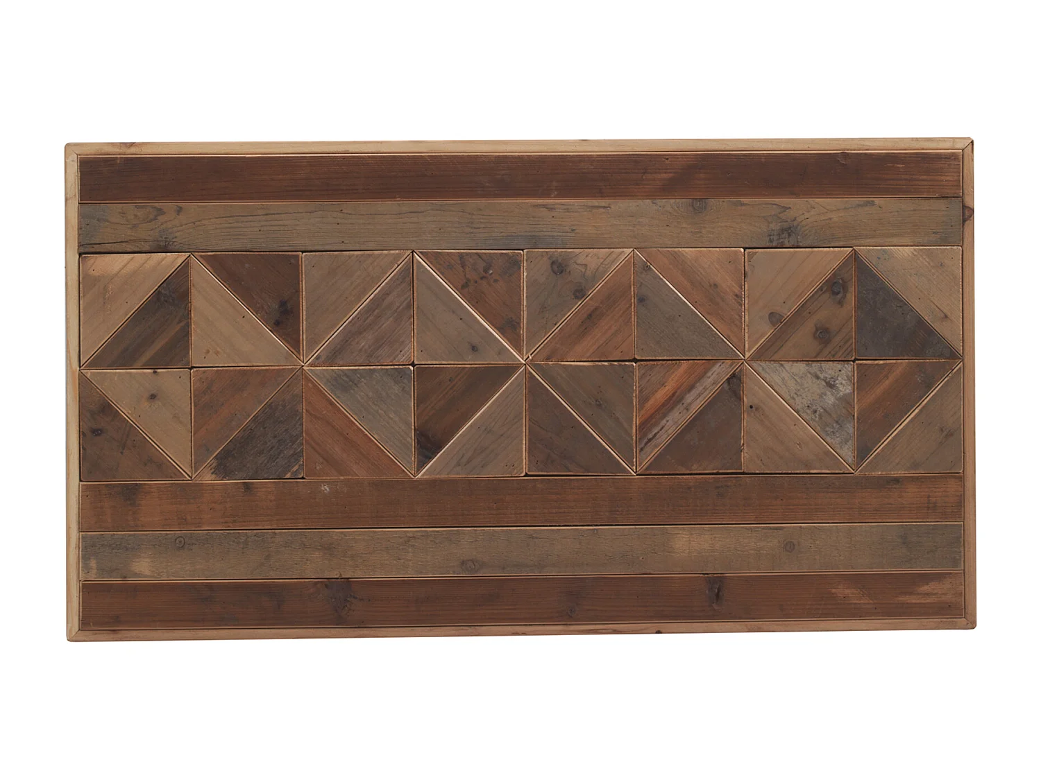 Tête de lit en bois de frêne recyclé 165x60 cm