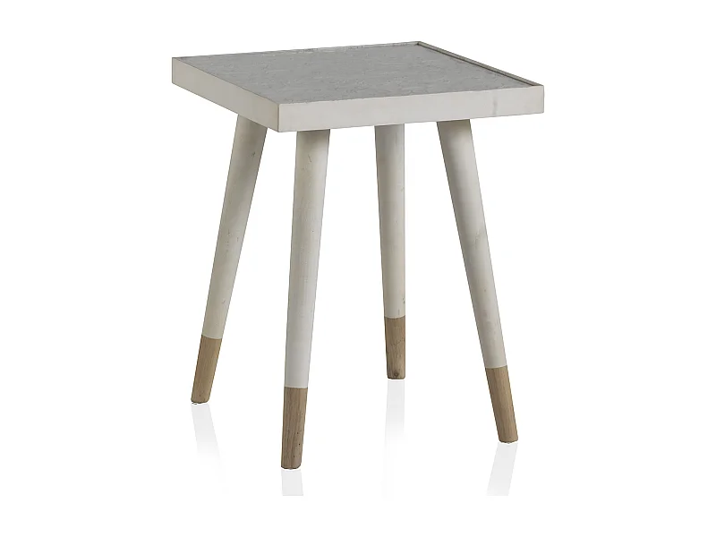Table d'appoint en placage de sapin blanc