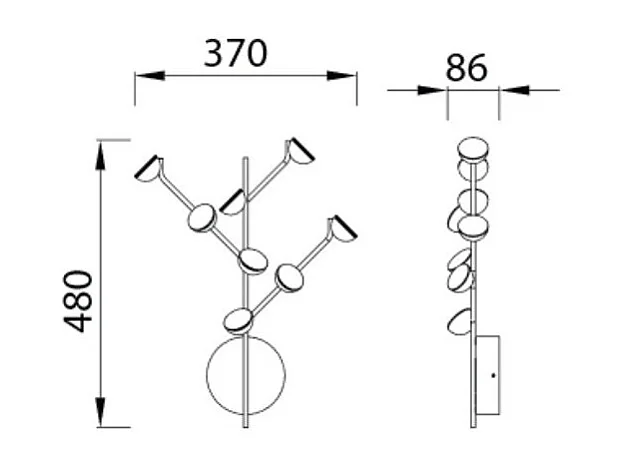 Applique 8 spots ADN