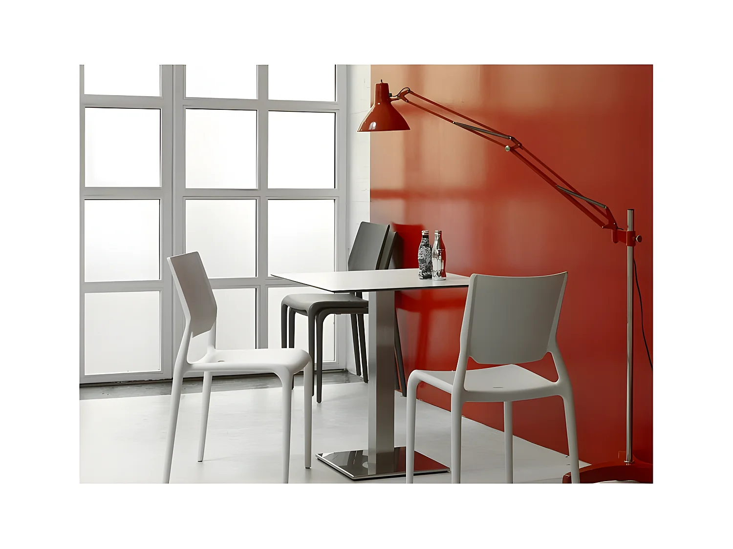 Lot de 6 chaises design - SIRIO - déco