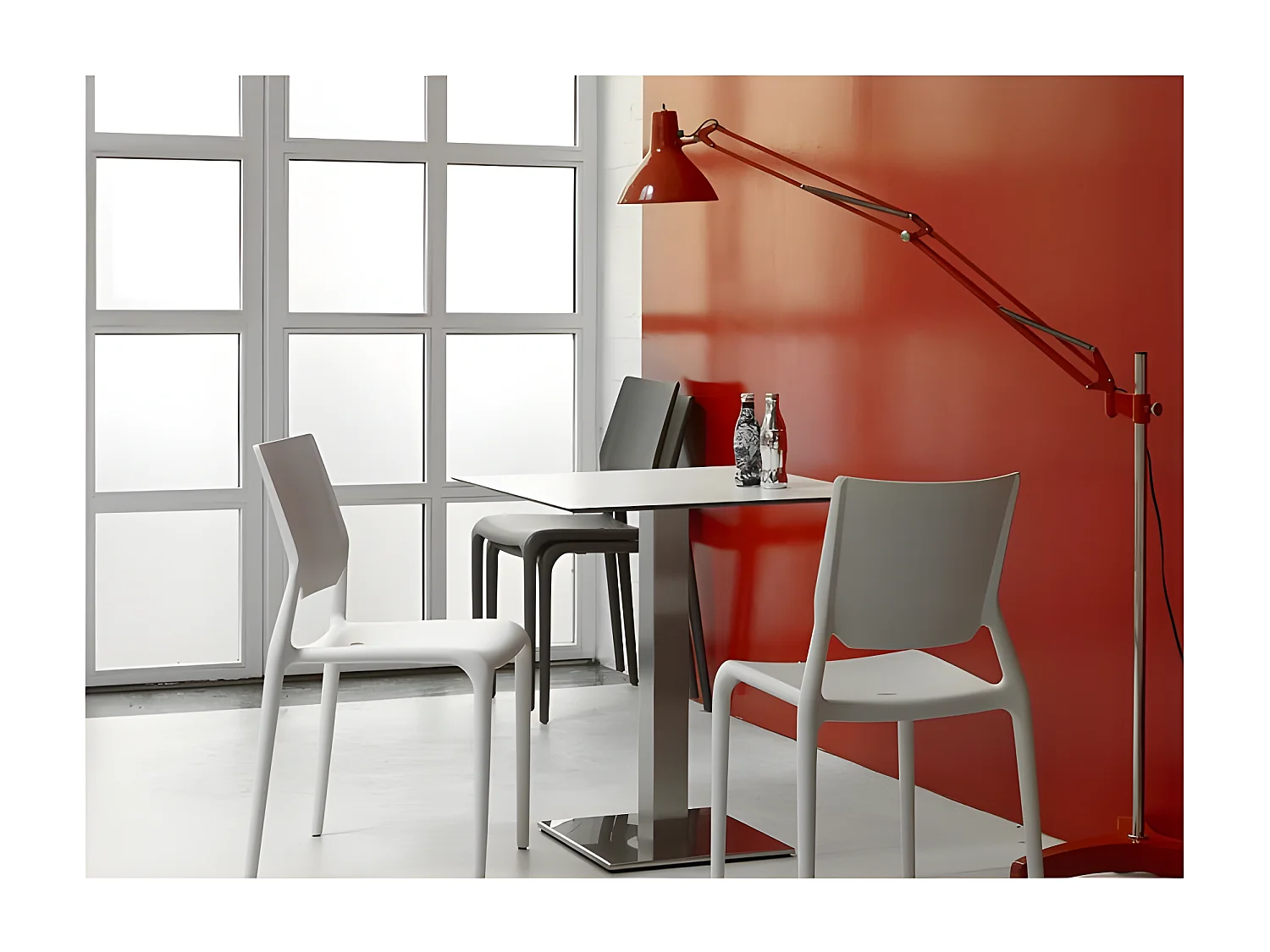 Lot de 6 chaises design - SIRIO - déco