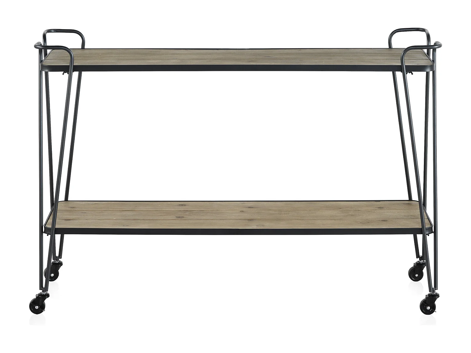 Consola madera de abeto y hierro