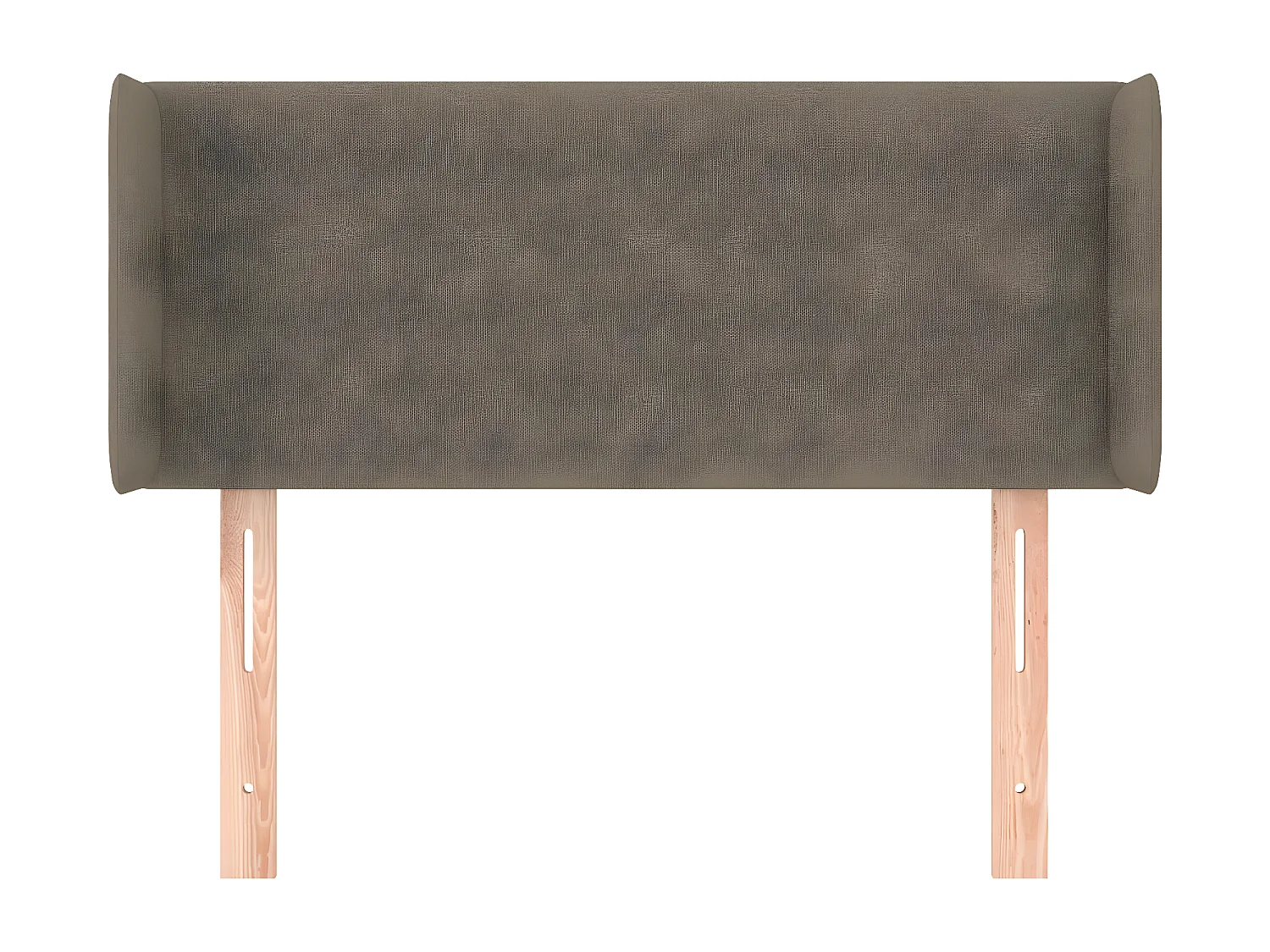 Tête de lit avec oreilles Taupe 93x16x78/88 cm Tissu