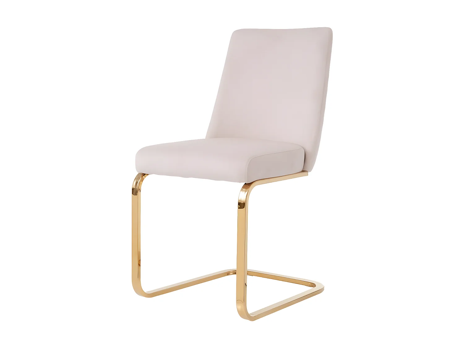 Ensemble de 4 chaises de salle à manger en velours avec dossier en diamant