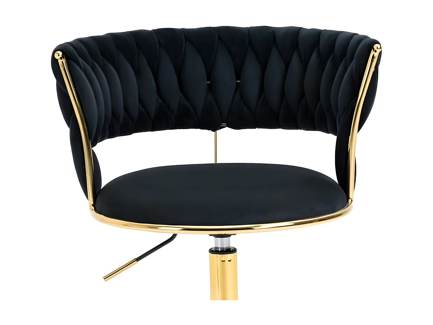 Fauteuil de bureau en velours doux, pivotant à 360 degré