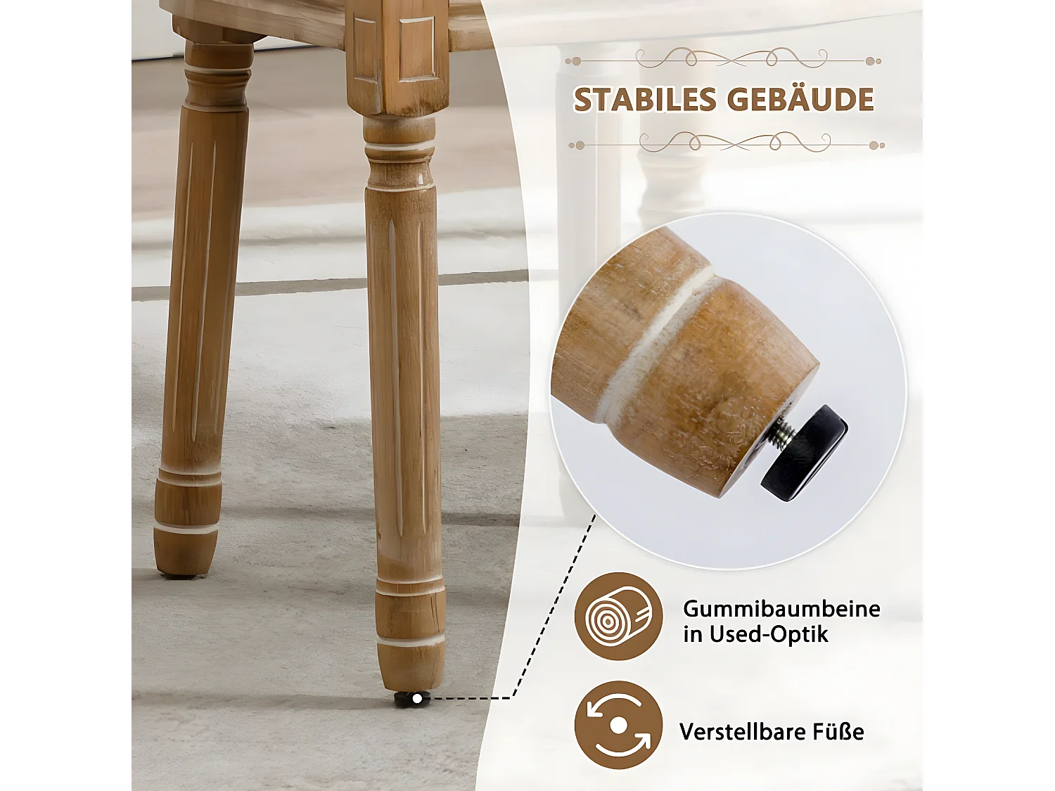 Zachte fluwelen stoel, set van 2 comfortabele gestoffeerde stoelen.