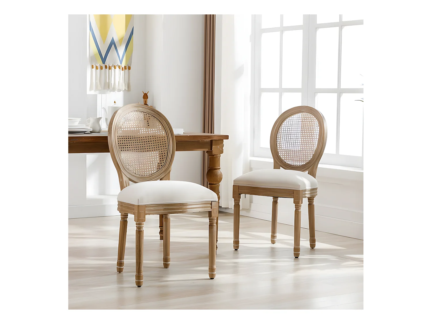 Zachte fluwelen stoel, set van 2 comfortabele gestoffeerde stoelen.