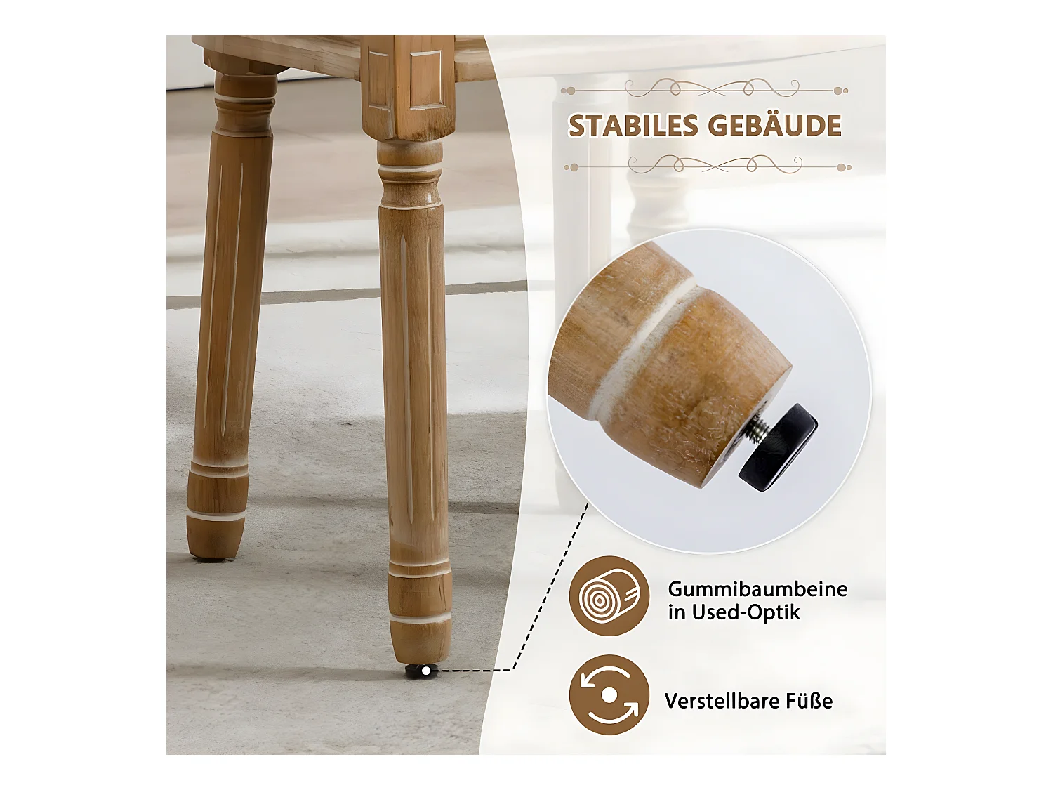 Zachte fluwelen stoel, set van 2 comfortabele gestoffeerde stoelen.
