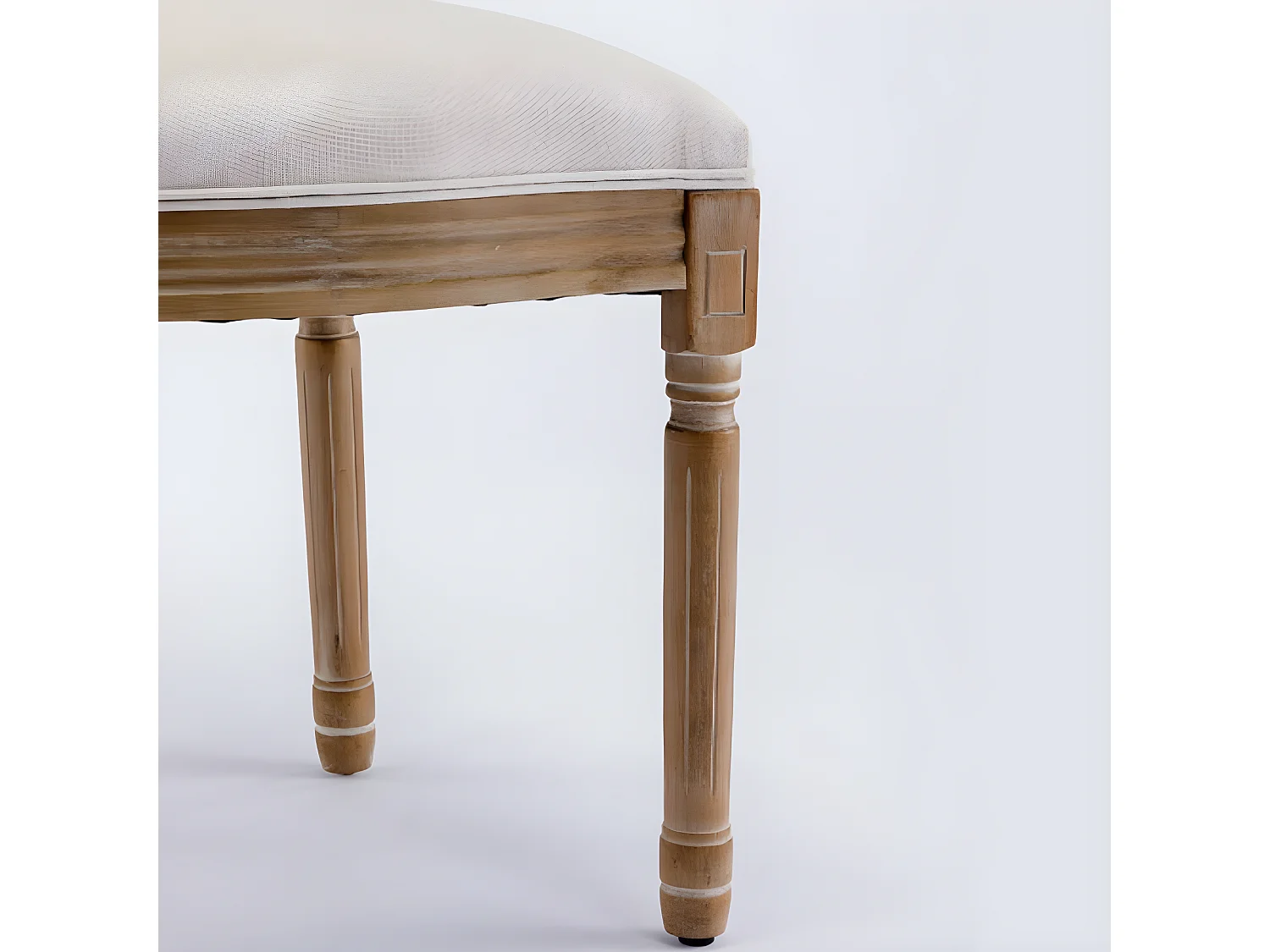 Chaises de salle à manger 4 pièces avec dossier en rotin