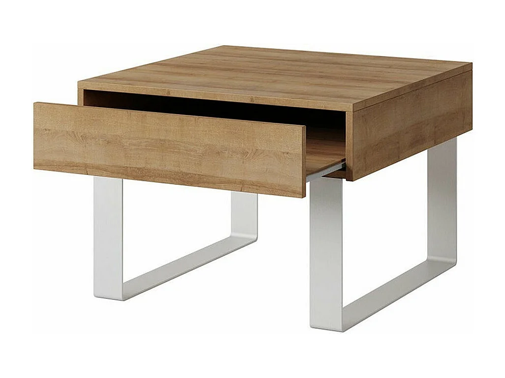 Mesa lateral Tivdalu 137, Placa de aglomerado laminado, 5x6x6cm